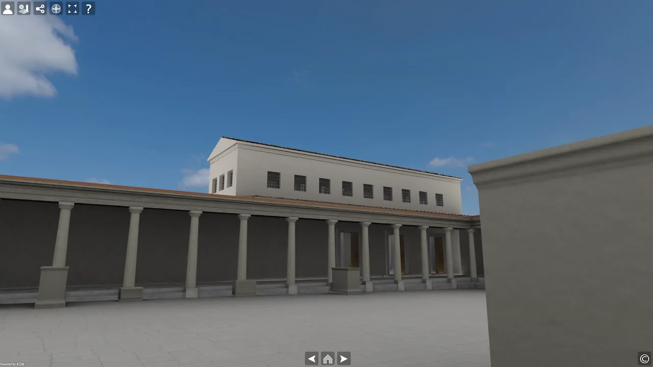 The Roman Forum of Nora — virtual reconstruction