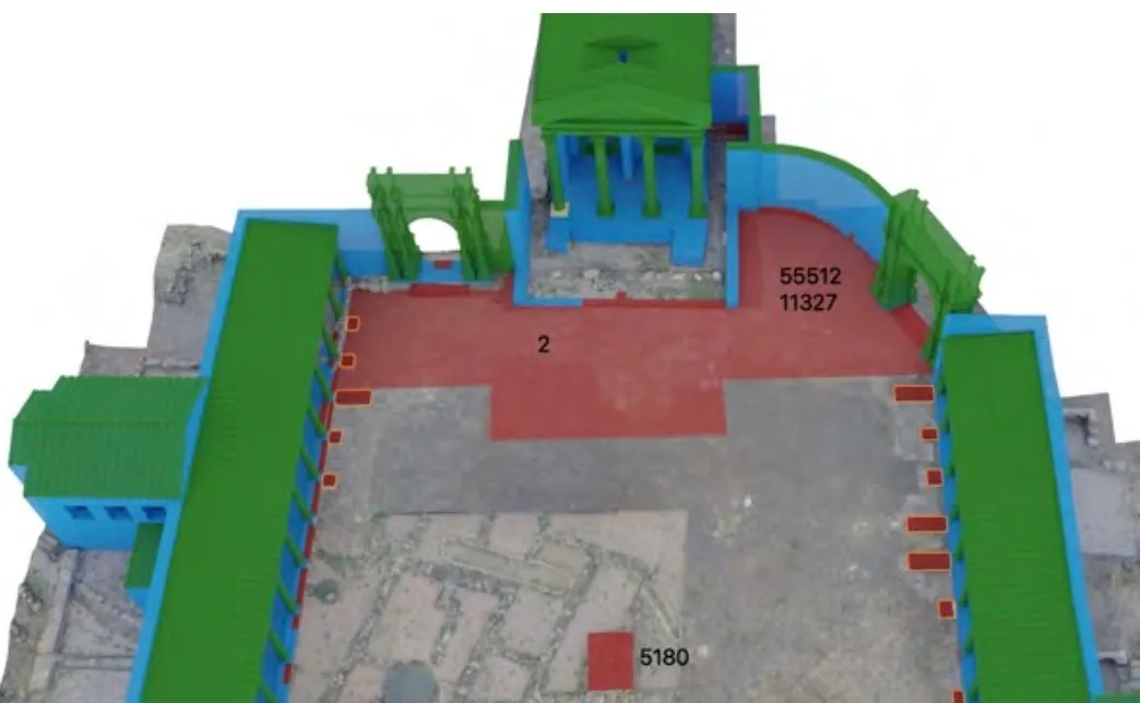 The Roman Forum of Nora — virtual reconstruction